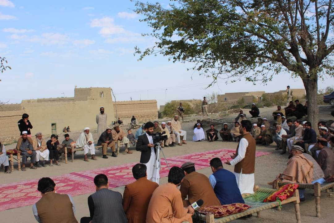 د جودرې له کلي څخه د سولې لپاره د ځوانانو د اړیکو ګروپ د استازو لیدنه